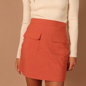 Georgie x Petal & Pup skirt in burnt orange NWT Size: XL